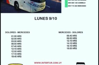 Horarios Intertur Fiesta de la Primavera (Dolores)