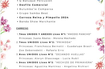 63ed – Orden del Desfile 2025